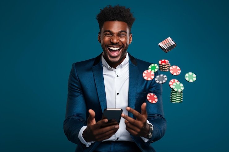 Giải jackpot hấp dẫn tại vnd68 với hình ảnh slot machine và biểu tượng chiến thắng